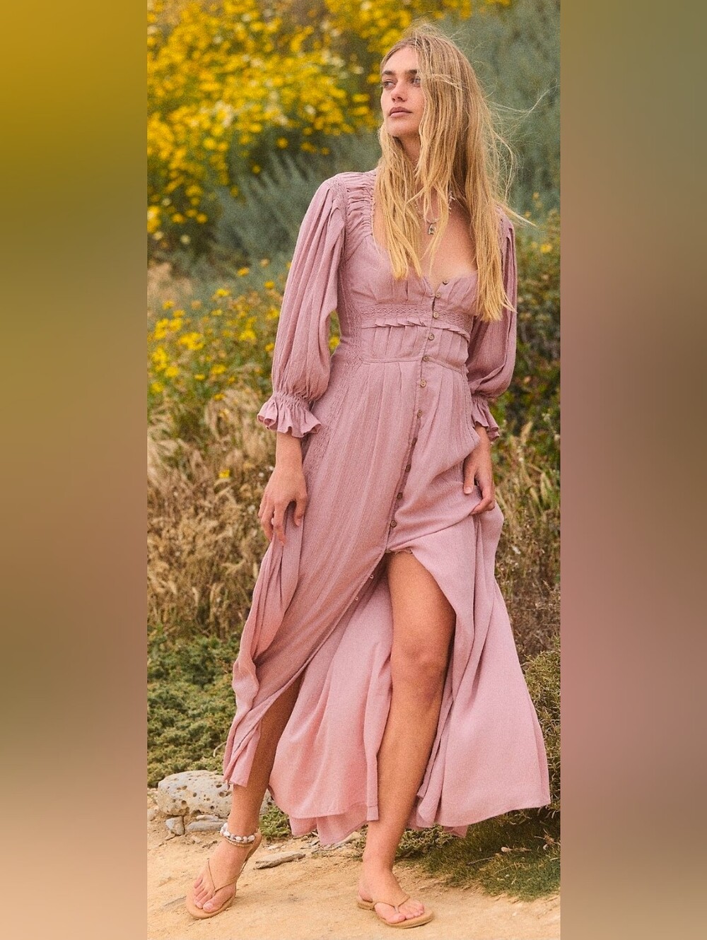 NWOT- Magdalia Maxi Dress
